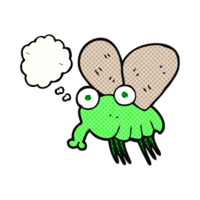 thought bubble cartoon fly png