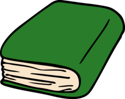 livro de diário de doodle de desenho animado png