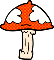 caricatura, garabato, venenoso, toadstool png