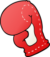 cartoon doodle boxing glove png