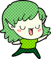 Cartoon-Elf-Mädchen png