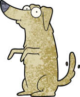 cachorro feliz dos desenhos animados png