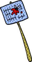 cartoon doodle fly swatter png