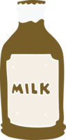 dessin animé doodle lait au chocolat png