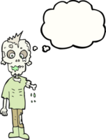 thought bubble cartoon zombie png