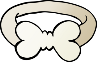 cartoon doodle bow tie png