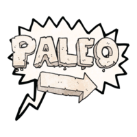 texture speech bubble cartoon paleo diet pointing arrow png