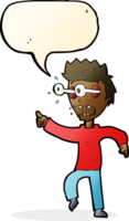 cartoon man with popping out eyes with speech bubble png
