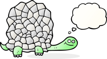 thought bubble cartoon tortoise png