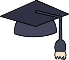 cute cartoon graduation cap png