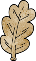 cartoon doodle leaf png