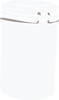 tarro de almacenamiento de doodle de dibujos animados png