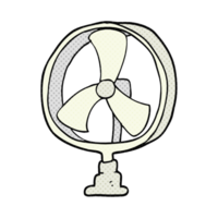 ventilateur de bureau de dessin animé png