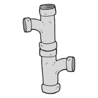 comic book style cartoon pipe png