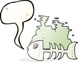 speech bubble cartoon fish bones png