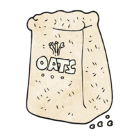 textured cartoon oats png