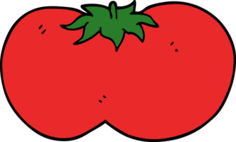 cartoon doodle huge tomato png