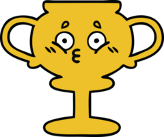 cute cartoon trophy png