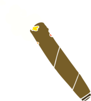 cartoon doodle smoking joint png