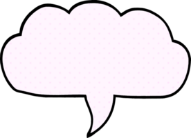 cartoon doodle cloud speech bubble png