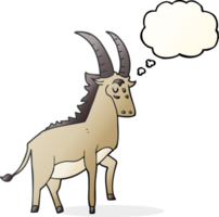 thought bubble cartoon antelope png