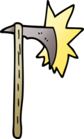 cartoon doodle sharp axe png