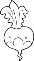 black and white cartoon beet png