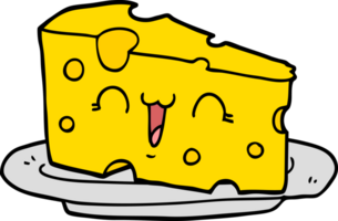 lindo queso de dibujos animados png