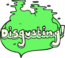 disgusting comic book speech bubble cartoon png