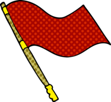 drapeau de griffonnage de dessin animé png