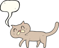 comic book speech bubble cartoon cat png