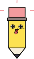 crayon de dessin animé mignon png