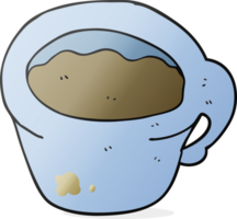 tasse de café de dessin animé png