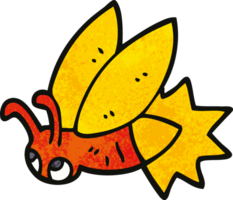 cartoon doodle lightning bug png