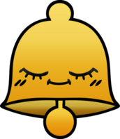 gradient shaded cartoon bell png