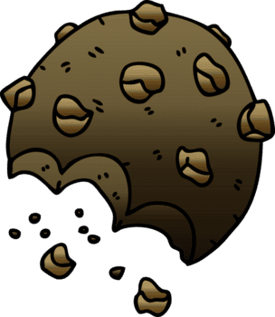 udda gradient skuggad tecknad kaka png