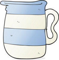 cartoon milk jug png