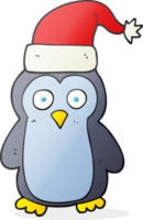 pinguim de natal dos desenhos animados png