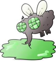 cartoon gross fly png