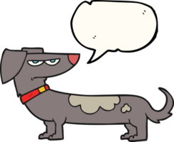 discurso bolha desenho animado irritado cachorro png