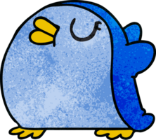 textured cartoon cute kawaii red robin png