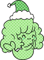 christmas cartoon of kawaii ghost png