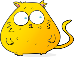 cartoon fat cat png