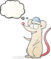 thought bubble cartoon happy mouse png