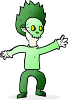 cartoon boy in halloween mask png