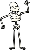 png gradient illustration cartoon skeleton
