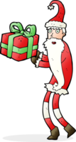 tekenfilm kerstman png