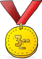 médaille de sport de dessin animé png