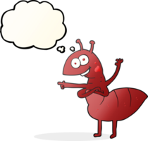 thought bubble cartoon ant png