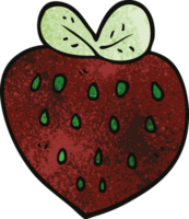 cartoon doodle strawberry fr png